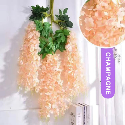 Florenza™ - Artificial Wisteria Flowers For an Elegant Home (12 Pieces)