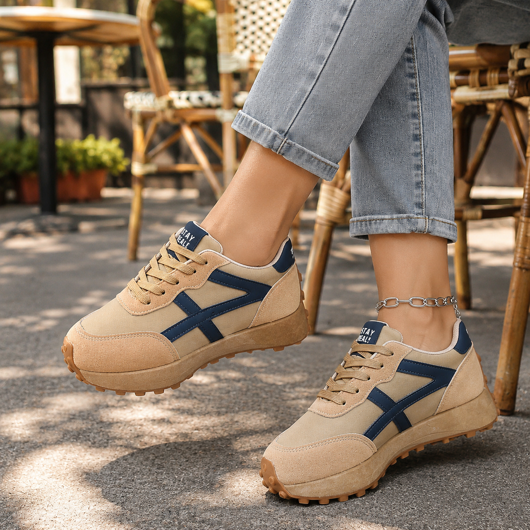 Solenne – Non-Slip Platform Sneakers That Flex With Every Step