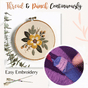 Maybloom - Punch Needle Kit for Floral Embroidery