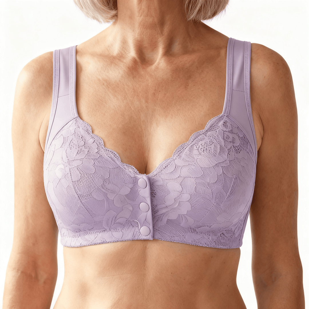 Daintybra – Easy Snap Bra for All Day Comfort Lavender