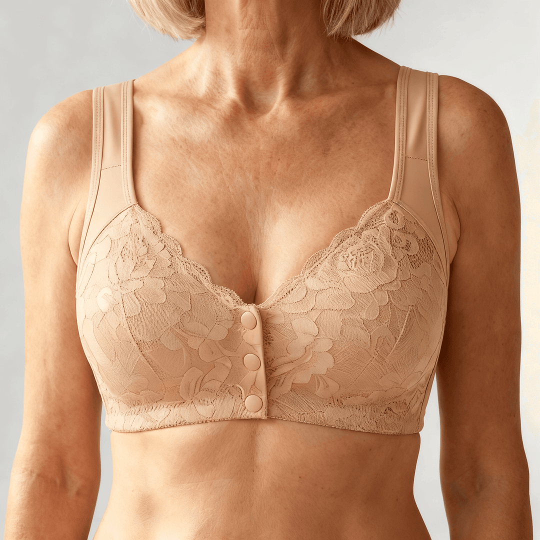 Daintybra – Easy Snap Bra for All Day Comfort Nude