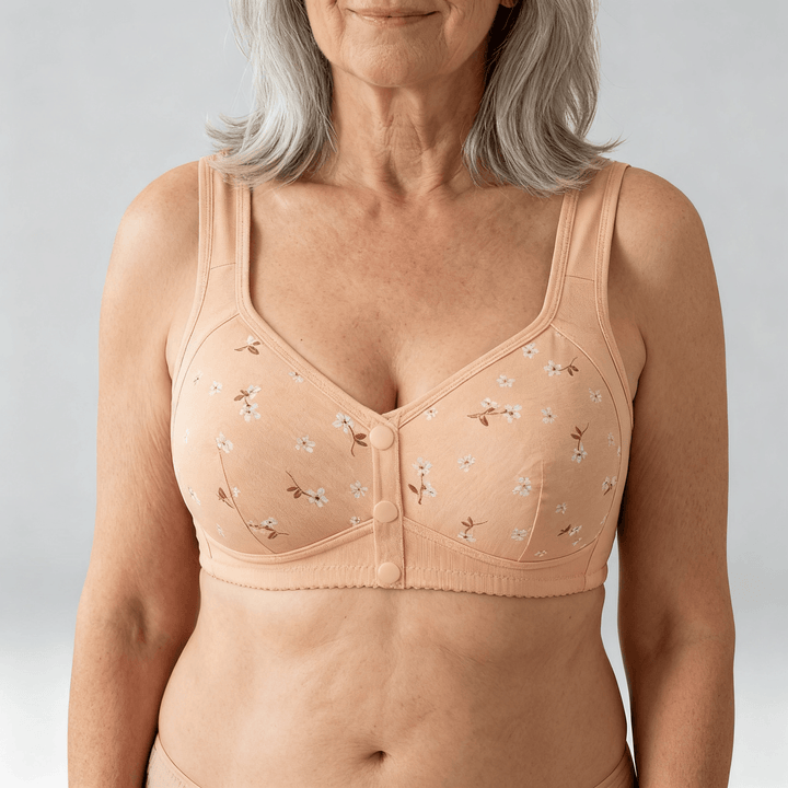 DaisyBra – Wireless Front Closure Comfort Bra Nude / 36