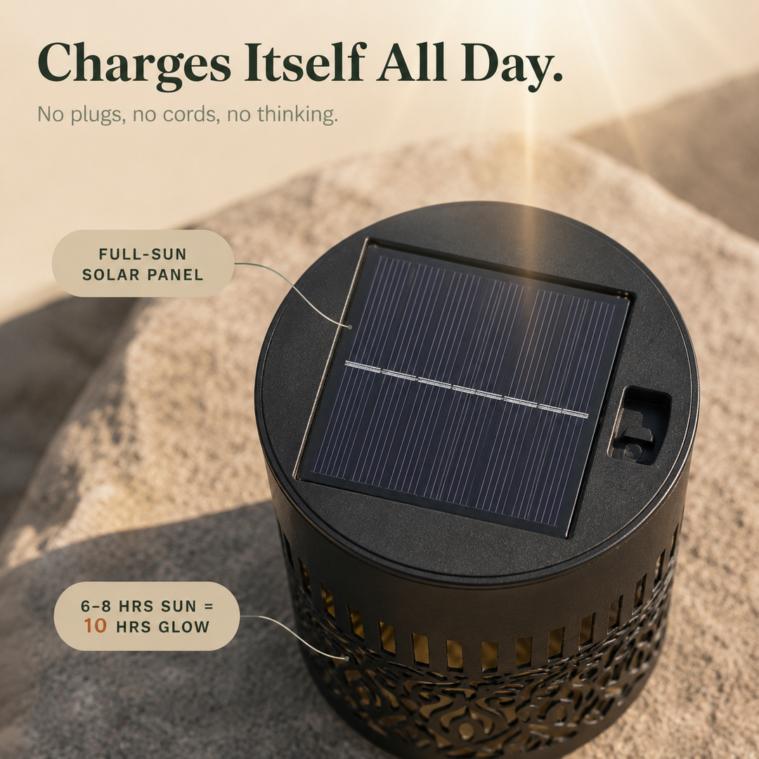 Veluna™ – Solar Mandala Projector Wall Light for Outdoor Garden Decor