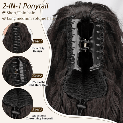 Velurette™ – Clip-in Ponytail Extension  (50% Off)