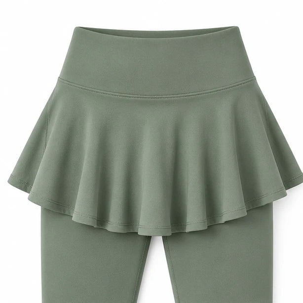 Skirtelle – High-Waisted Skirted Leggings
