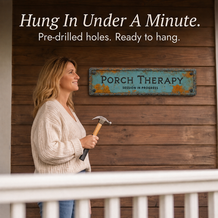 Porchly – Vintage Farmhouse Porch Therapy Plaque