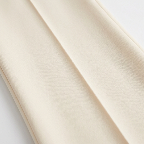 Veloura – High-Waisted Pleated Stretch Trousers