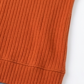 Ribella – Ribbed Half-Zip Hooded Knit Top
