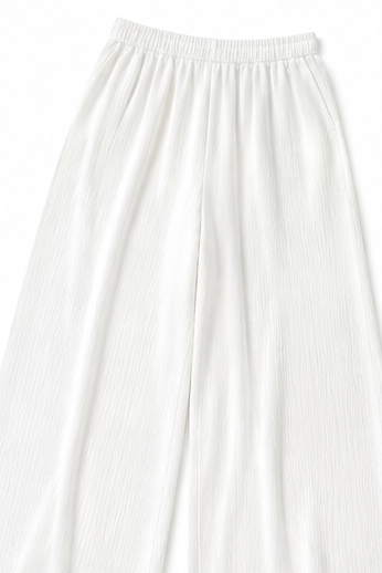 Wearbella – Asymmetric Hem Tunic And Wide-Leg Pants Set