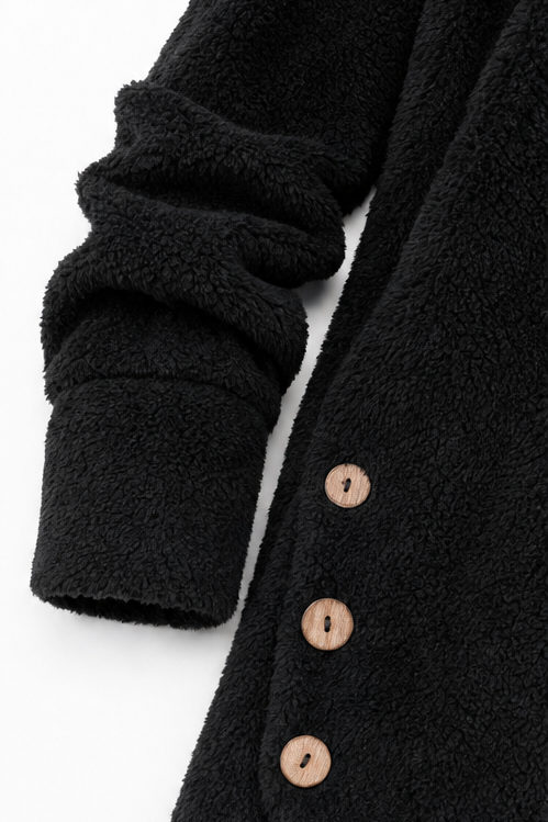 Fenwick – Button-Front Fleece-Look Shirt Jacket