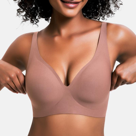 Vellé™ – V Neck Seamless Jelly Bra