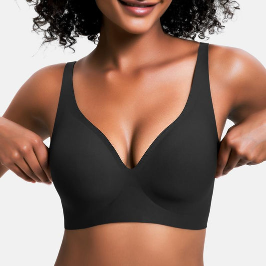 Vellé™ – V Neck Seamless Jelly Bra