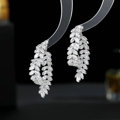 Aurina™ – Crystal Heart Hoop Earrings (50% Off)