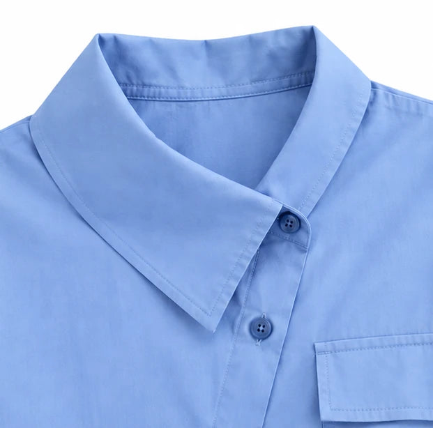 Asymora – Asymmetric Button-Up Shirt