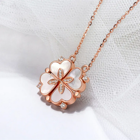 Cloverelle™ – Sparkling Clover Pendant Necklace (1+1 Free)