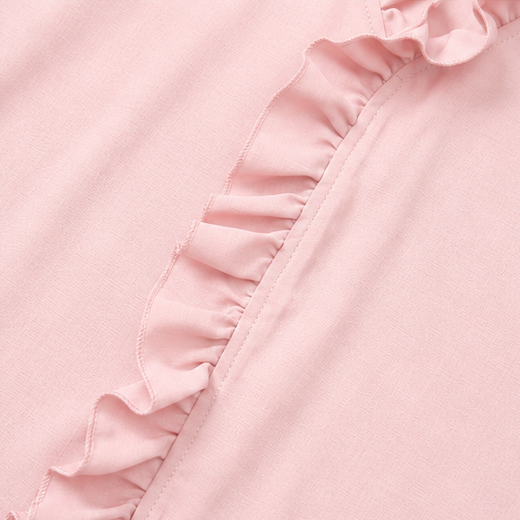 Ruffle & Rose – Ruffle V-Neck Blouse