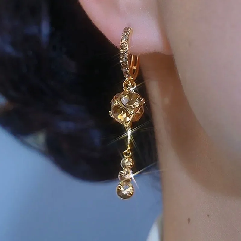 Amberelle™ – Elegant Amber Glow Earrings  (50% Off)