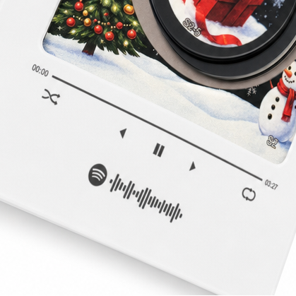 Carolena – 9-Song Musical Christmas Vinyl-look Fridge Magnet Set