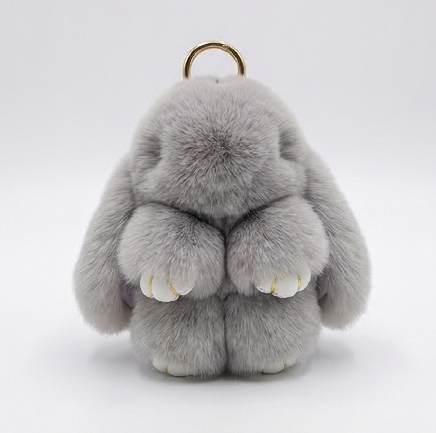 Luluri - Fluffy Bunny Bag Charm