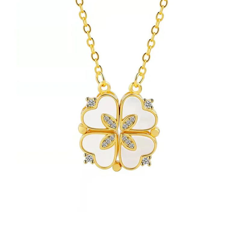 Cloverelle™ – Sparkling Clover Pendant Necklace (1+1 Free)