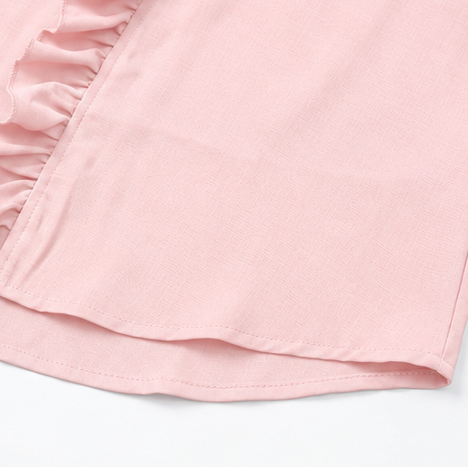 Ruffle & Rose – Ruffle V-Neck Blouse