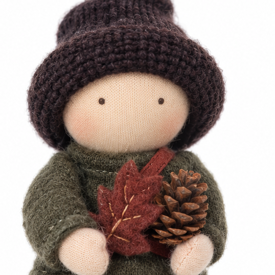 Harvest Hearth – Three-Piece Harvest Doll Figurine Set
