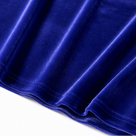Wearbella – Sequin-Sleeve Velvet-Look Cowl-Neck Dress
