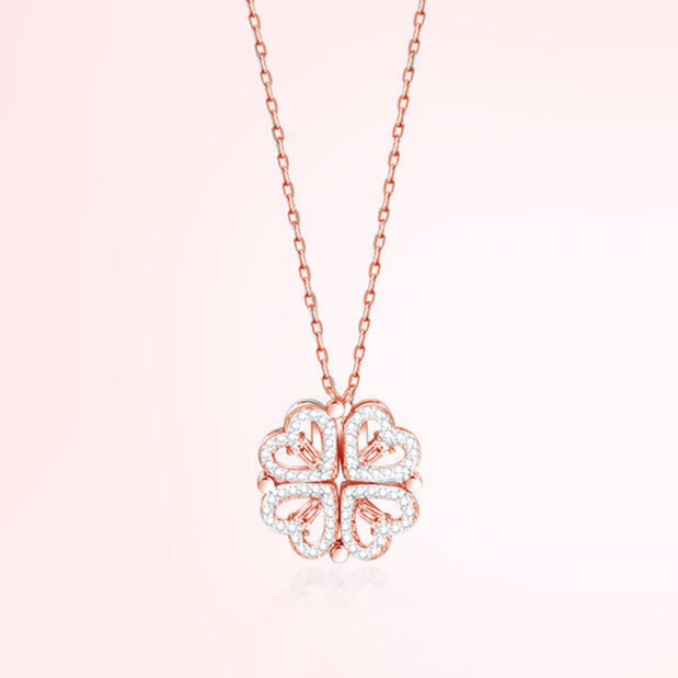 Cloverelle™ – Sparkling Clover Pendant Necklace (1+1 Free)