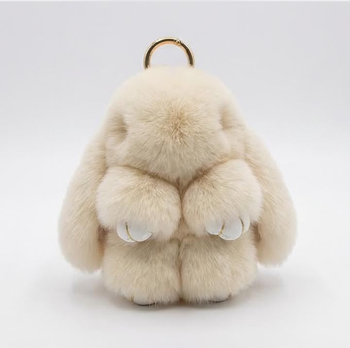 Luluri - Fluffy Bunny Bag Charm