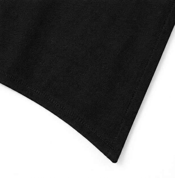 Wearbella – Asymmetric Hem Turtleneck Maxi Tunic