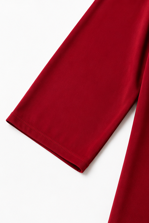 Lineve – Asymmetric Diagonal-Hem Top And Wide-Leg Pants Set