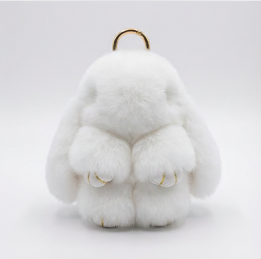 Luluri - Fluffy Bunny Bag Charm