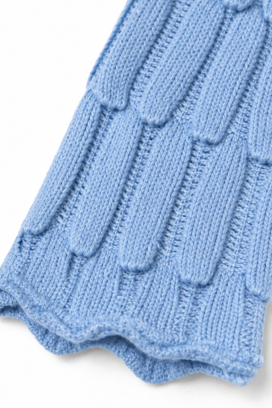 Wearbella – Hollow-Out Leaf-Knit Oversized Sweater
