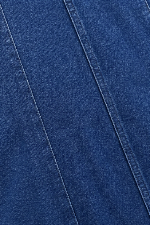 Wearbella – High-Waist A-Line Denim Maxi Skirt