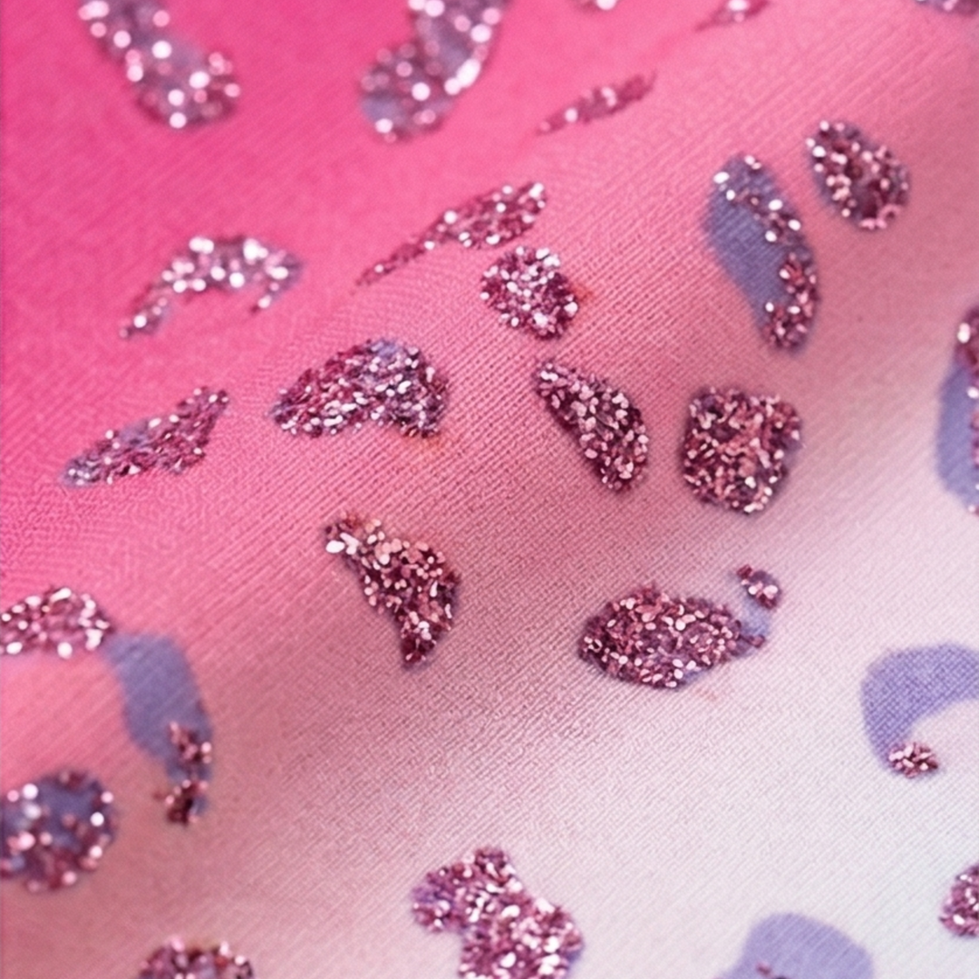 Solara™ – Gradient Leopard High Waist Bikini Set