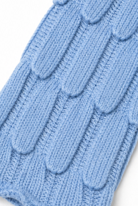 Wearbella – Hollow-Out Leaf-Knit Oversized Sweater