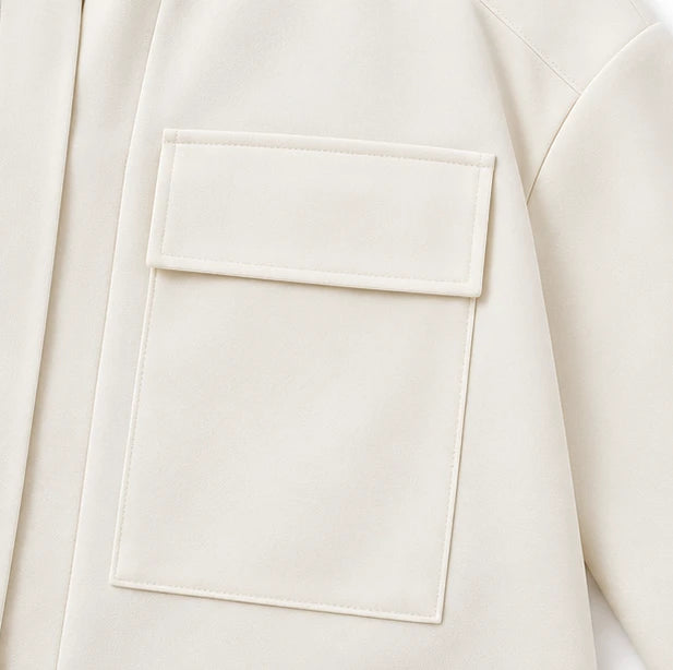 Formelle – Stand-Collar Shirt And Cropped Trouser Set
