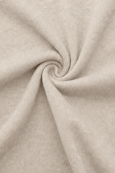 Wearbella – Wavy-Trim V-Neck Knit Top