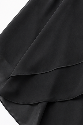 Draperie – Asymmetric Drape Overlay Wide-Leg Pant Set