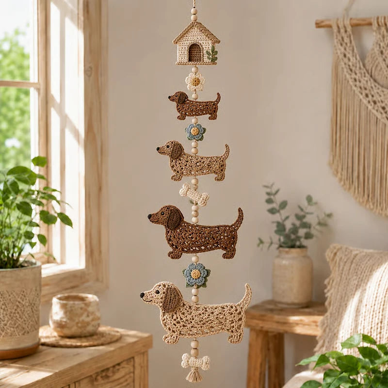 Hummingbird Haven – Crochet Hummingbird Flower Garland