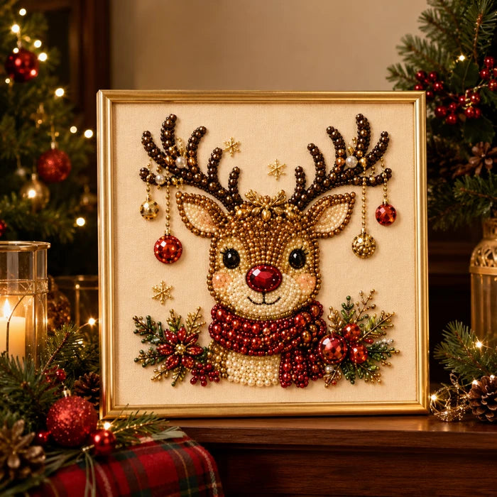 Pearl Noel – Pearl Bead Christmas Diamond Painting Kit
