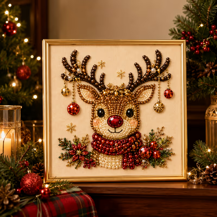 Pearl & Pine – Raised Pearl Bead Christmas Craft Kit