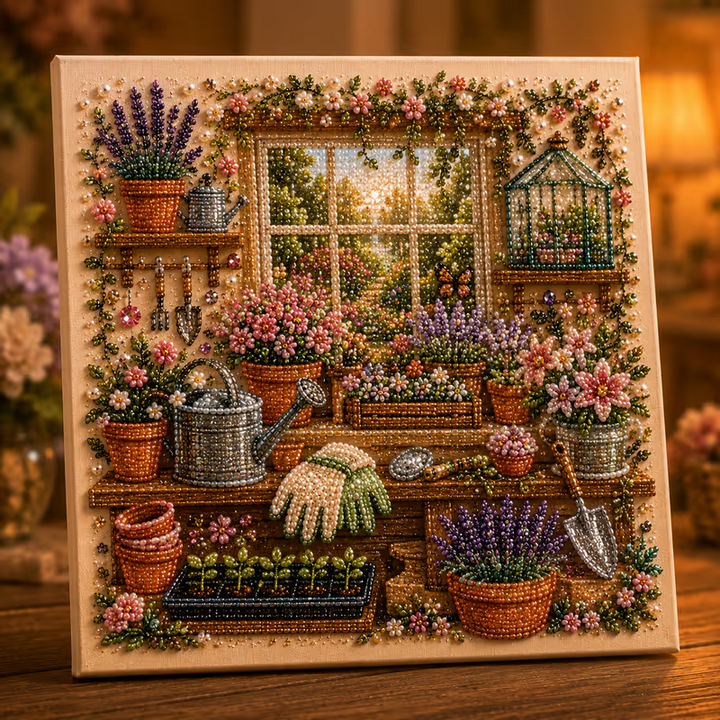 CozyGlow – Sewing Room Diamond Painting Kit