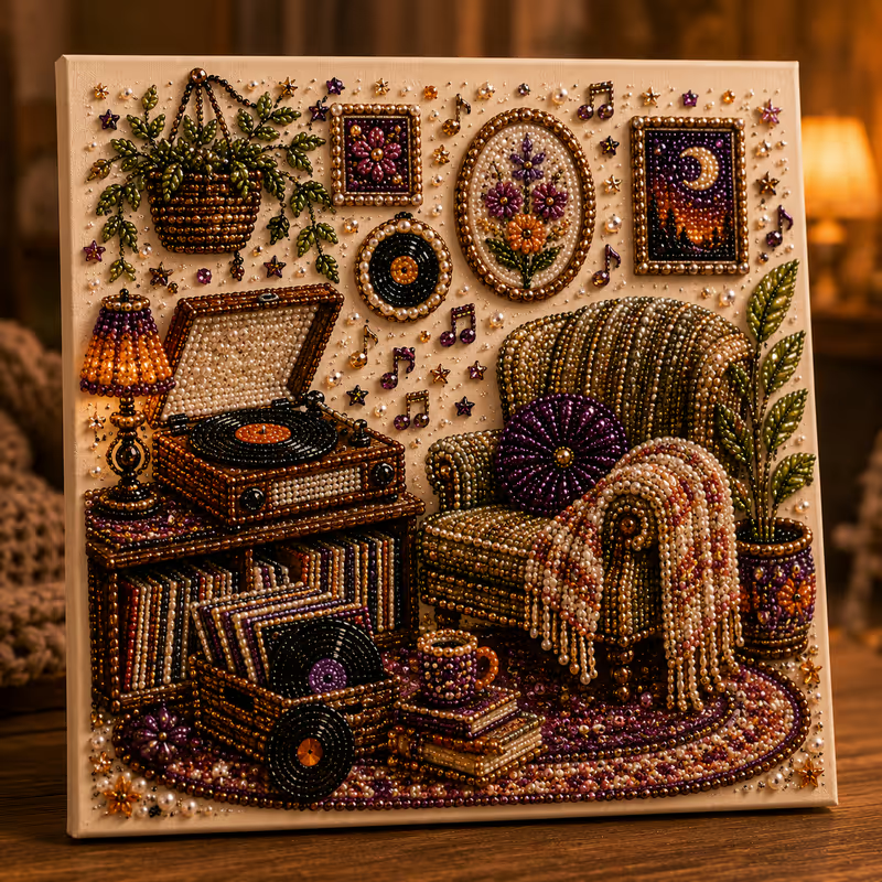 CozyGlow – Sewing Room Diamond Painting Kit