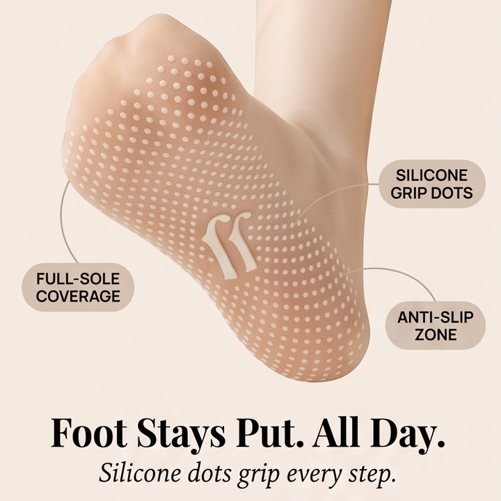 Slipnot – Non-Slip Sheer Knee-High Stockings