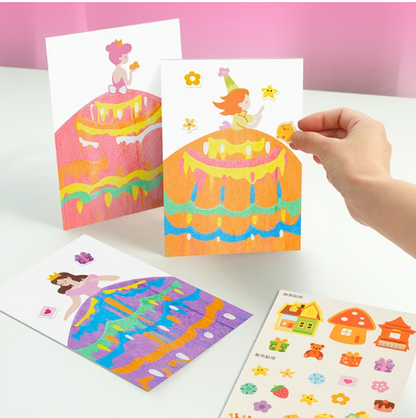 CraftWhirl™ - Colorful Scratch Painting Activity Kit