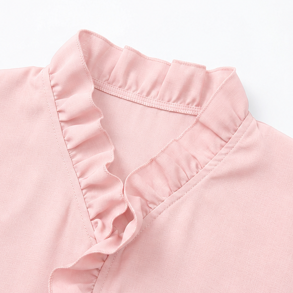 Ruffle & Rose – Ruffle V-Neck Blouse