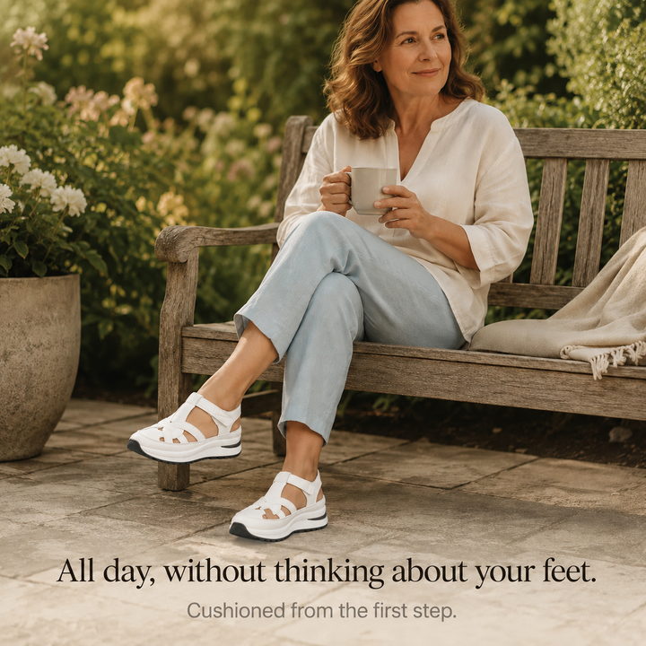 Velora – Cushioned Platform Sandals with Adjustable Strap for All-Day Comfort