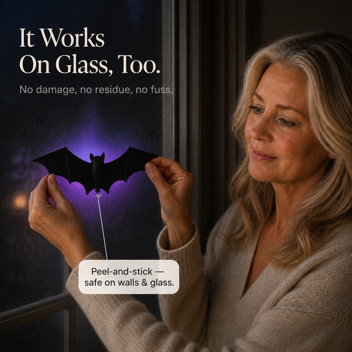 Hauntlow – Foldable LED Glow Halloween Bats (36 pcs)