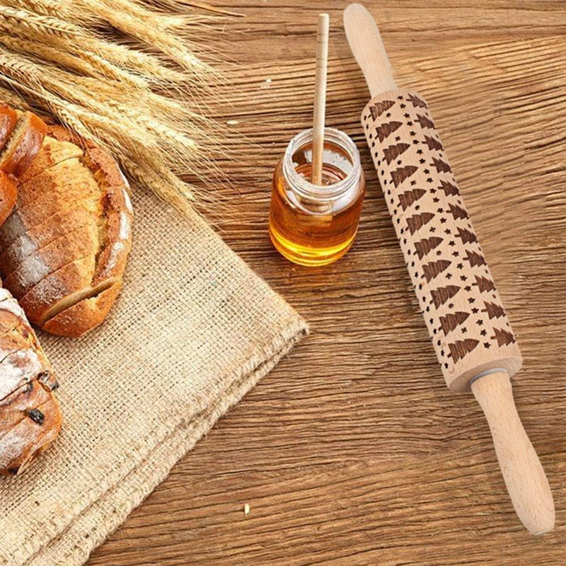 Noëlly™ – Christmas Embossing Rolling Pin (50% Off)